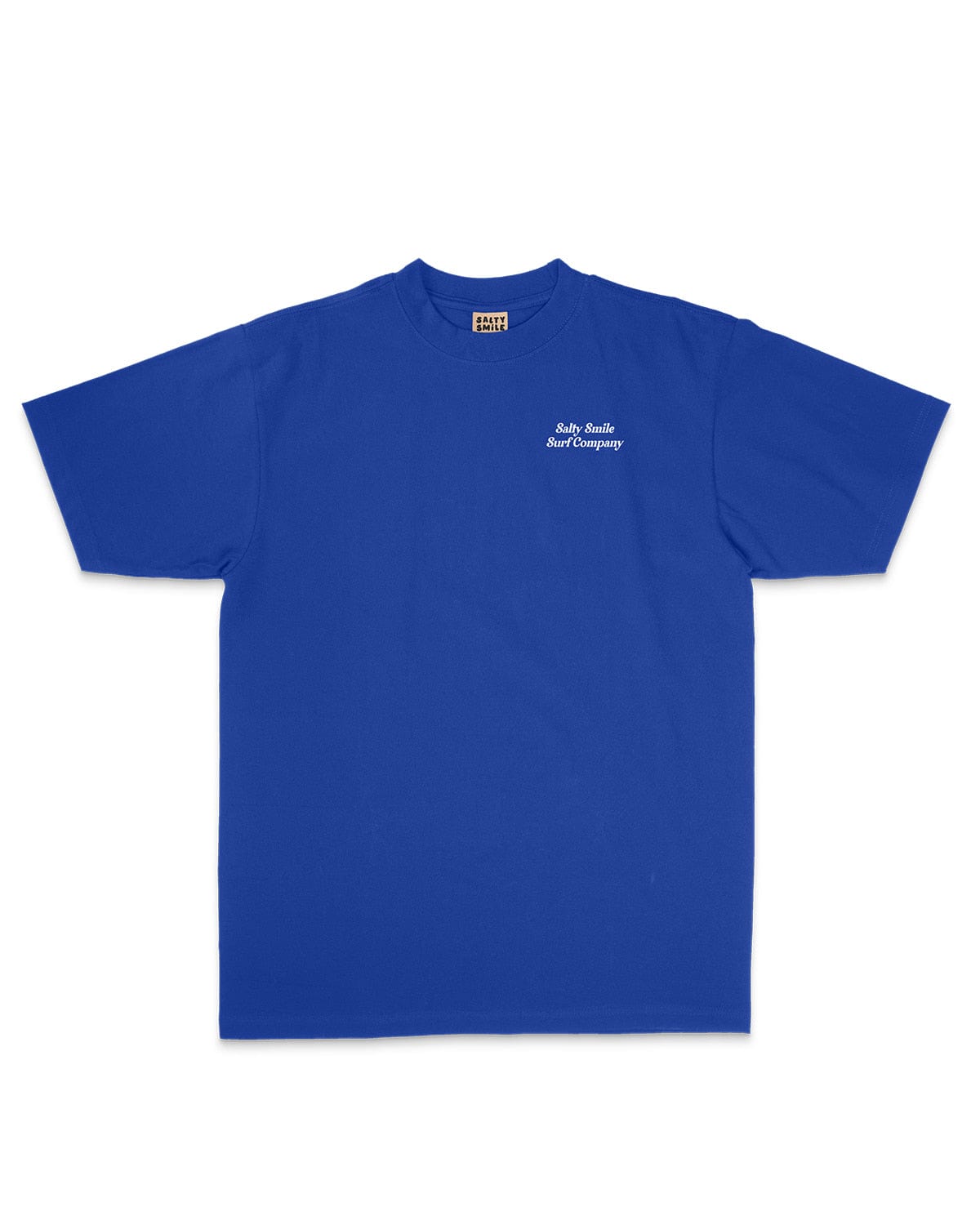 vetements surf salty smile T Shirt Surf Company Bleu marque eco responsable coton bio