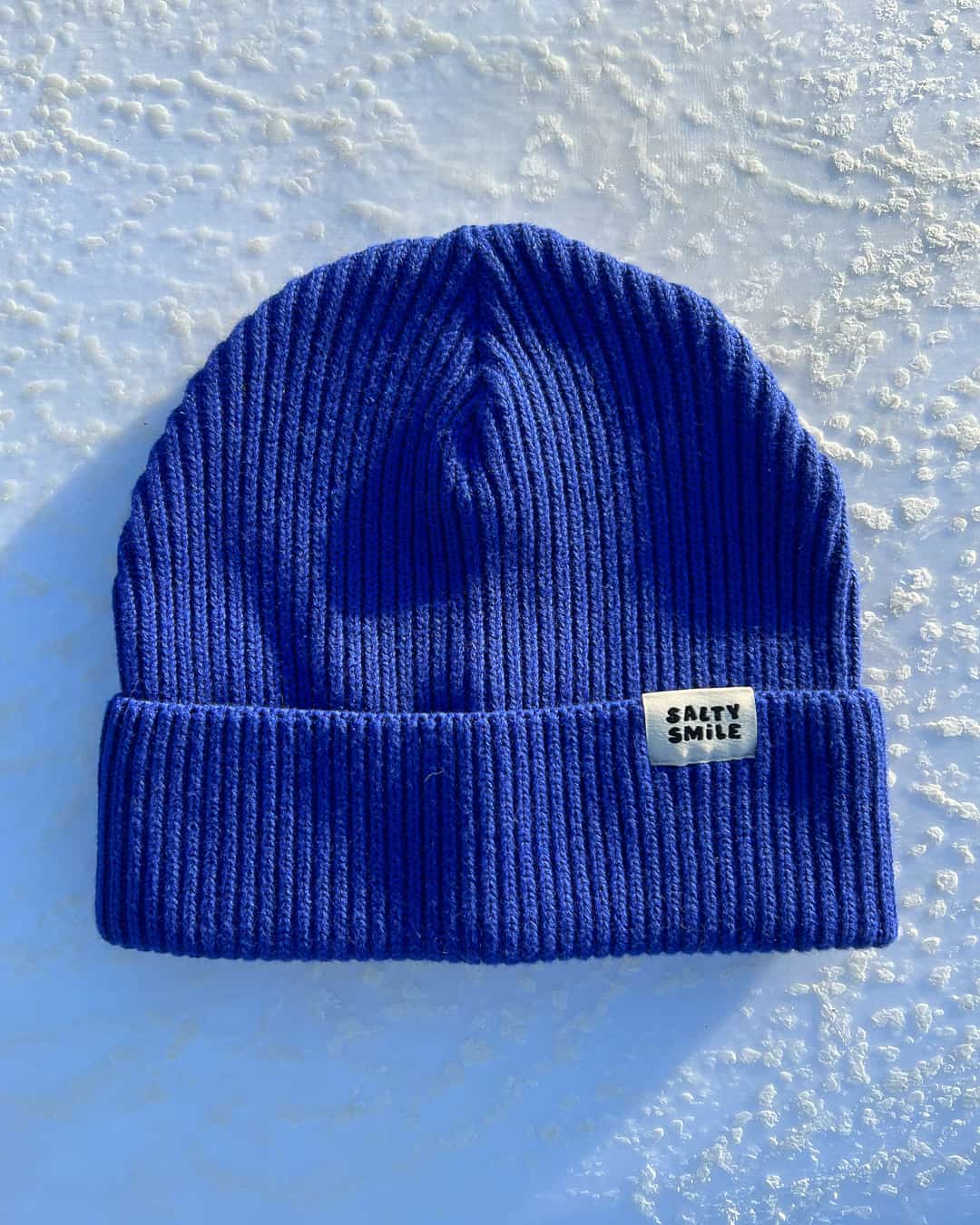 vetements surf salty smile Bonnet Bleu en Coton Bio marque eco responsable coton bio