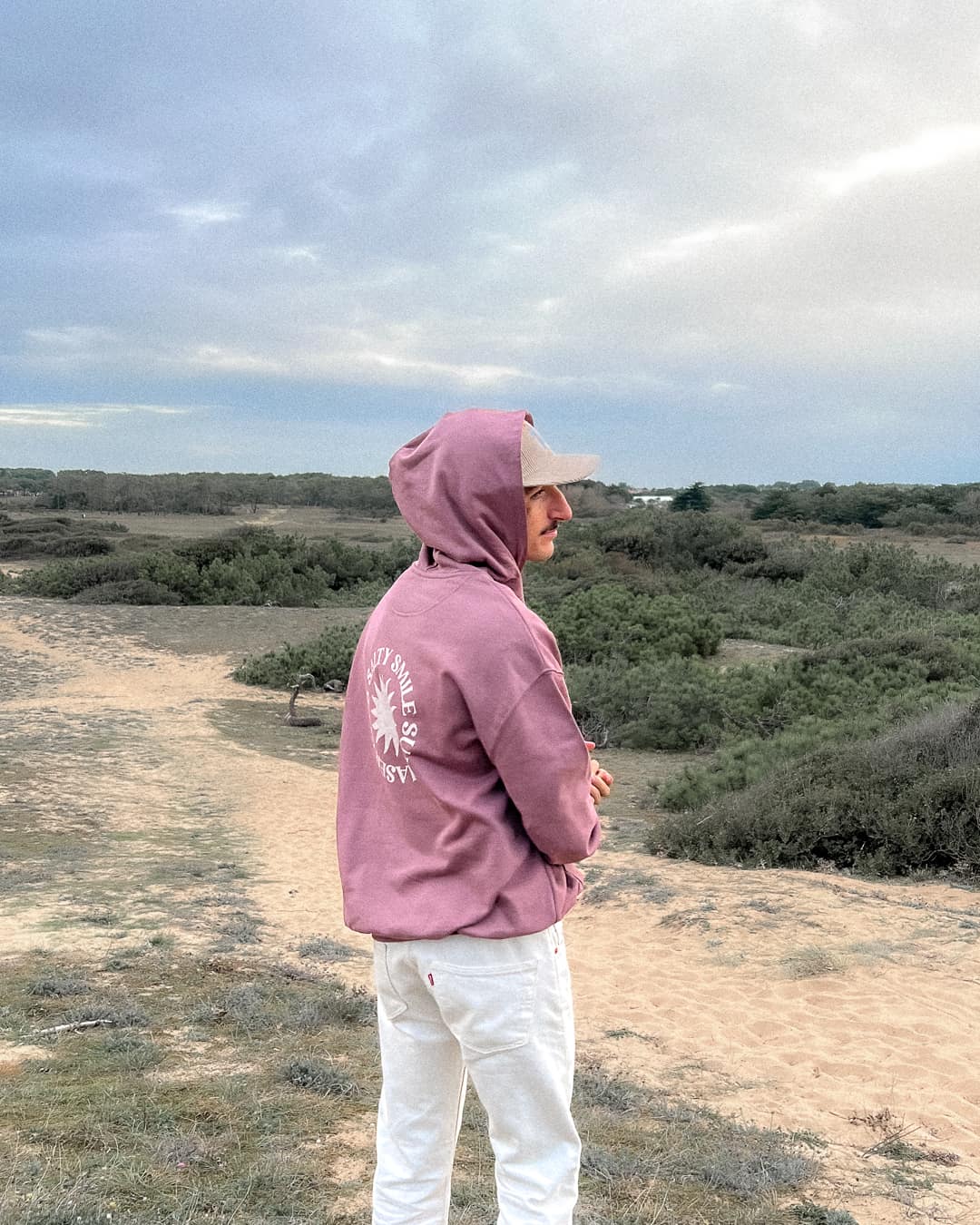 vetements surf salty smile CHASER CLUB RETRO HOODIE marque eco responsable coton bio