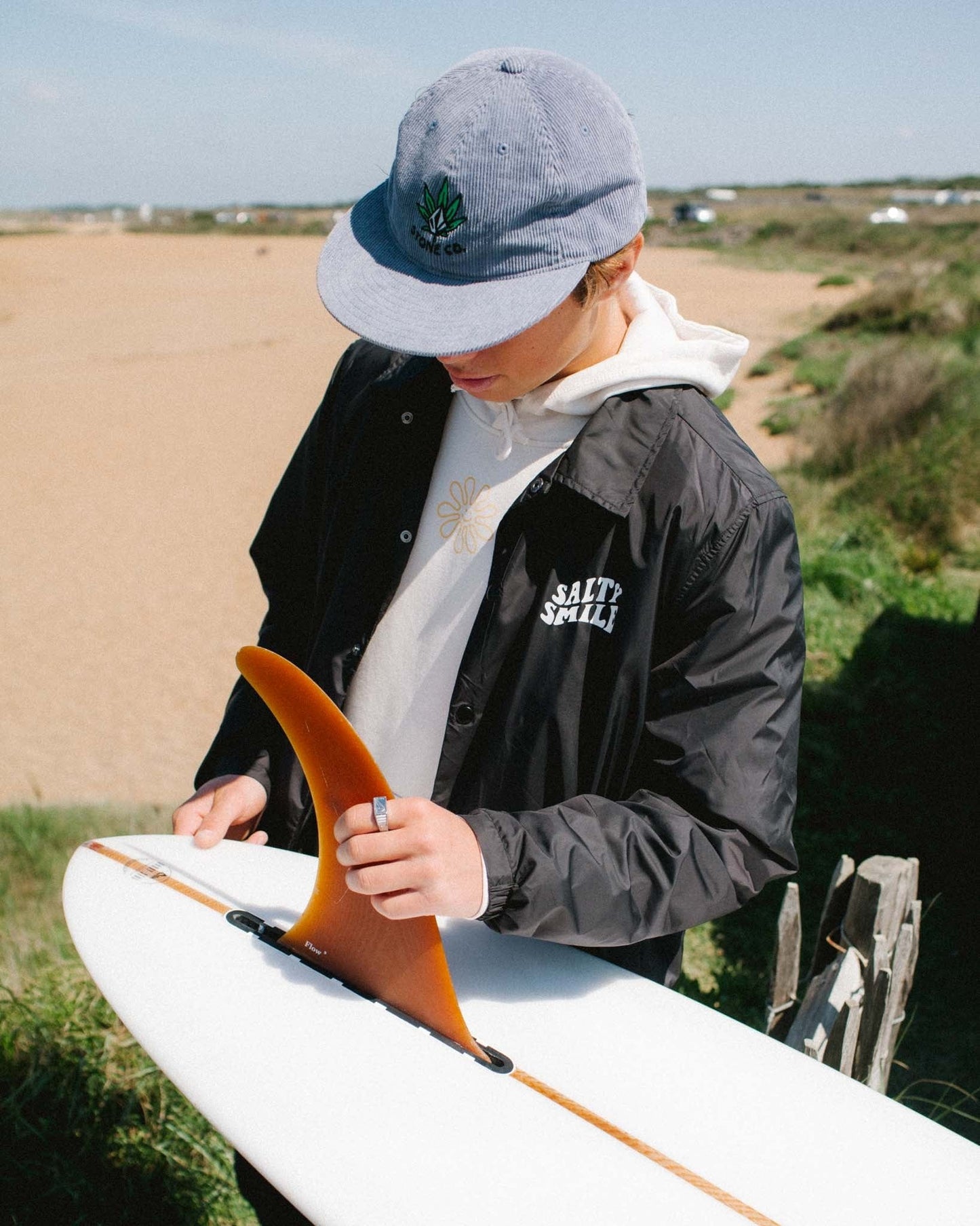 vetements surf salty smile COACH JACKET RECYCLED marque eco responsable