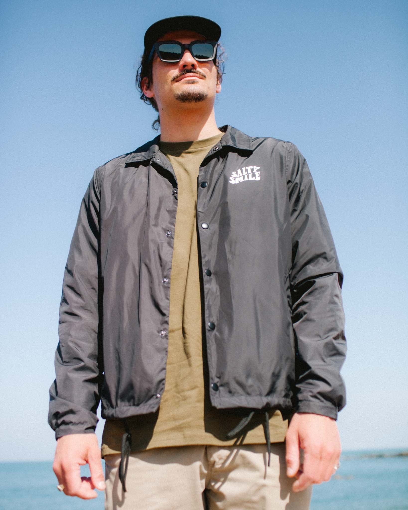 vetements surf salty smile COACH JACKET RECYCLED marque eco responsable