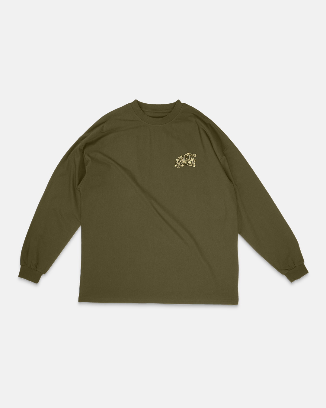 vetements surf salty smile FLOWER LONG SLEEVES KAKI XS marque eco responsable