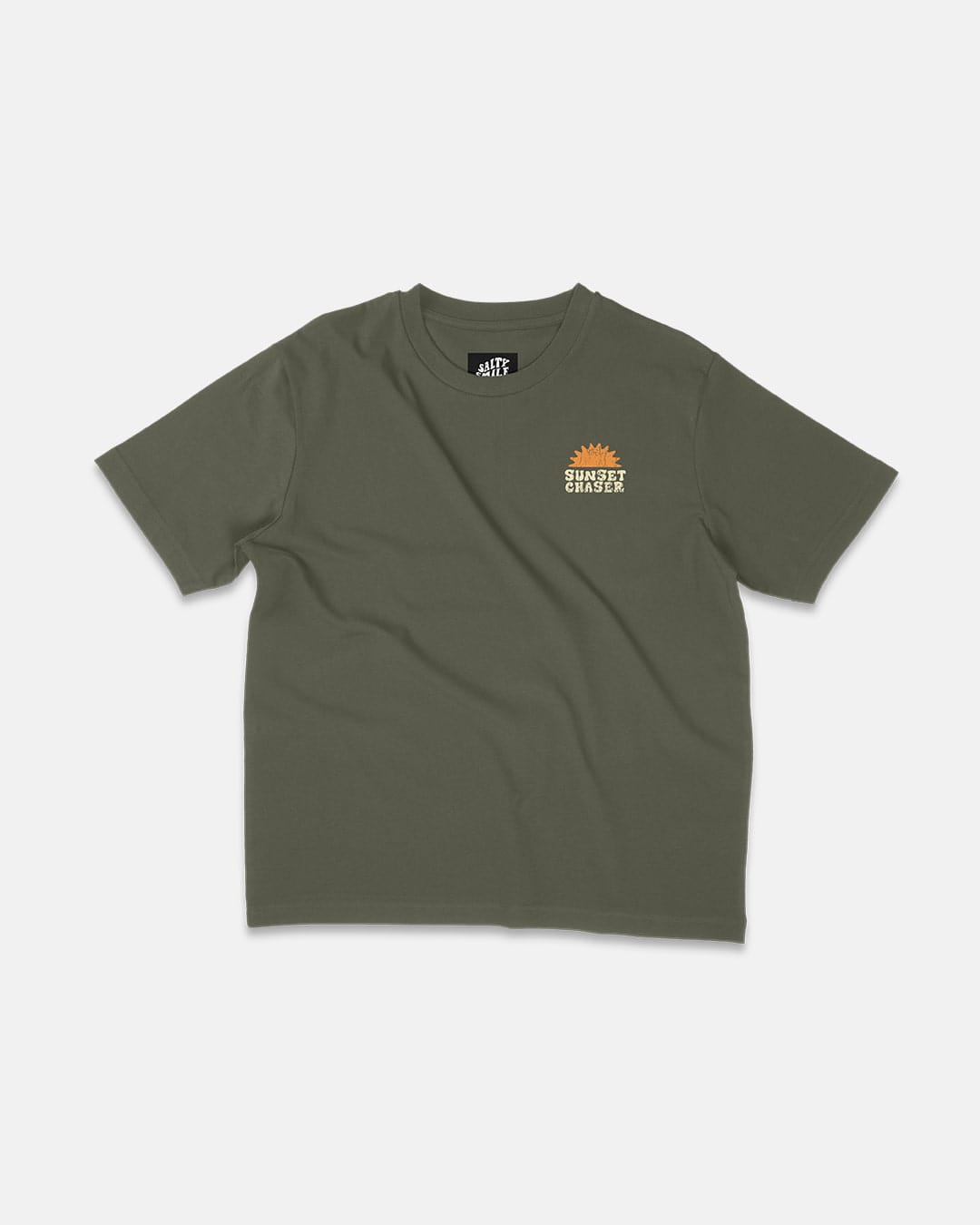 vetements surf salty smile NIGHTFALL RETRO T SHIRT marque eco responsable coton bio