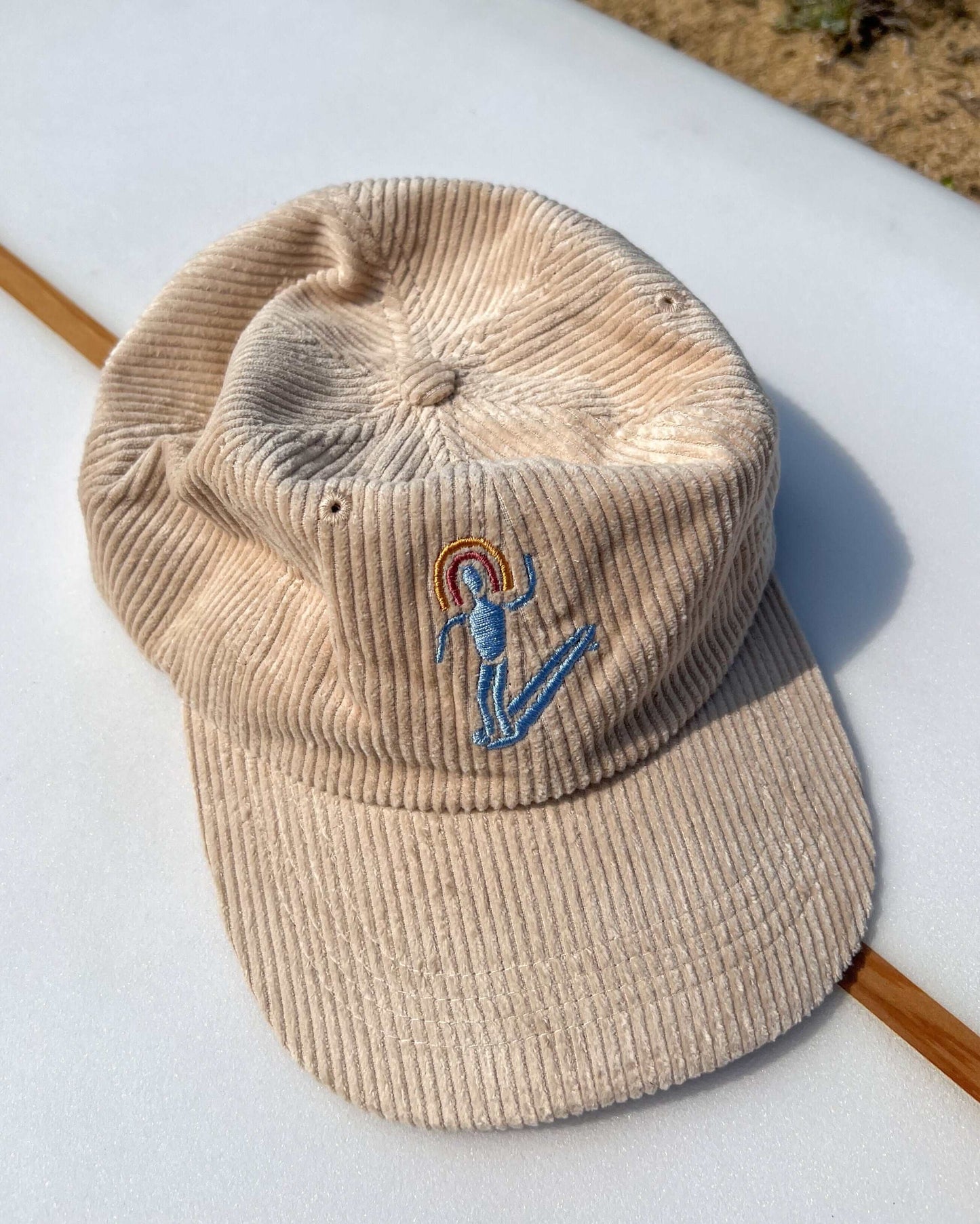 vetements surf salty smile Rainbow Cord Cap marque eco responsable coton bio