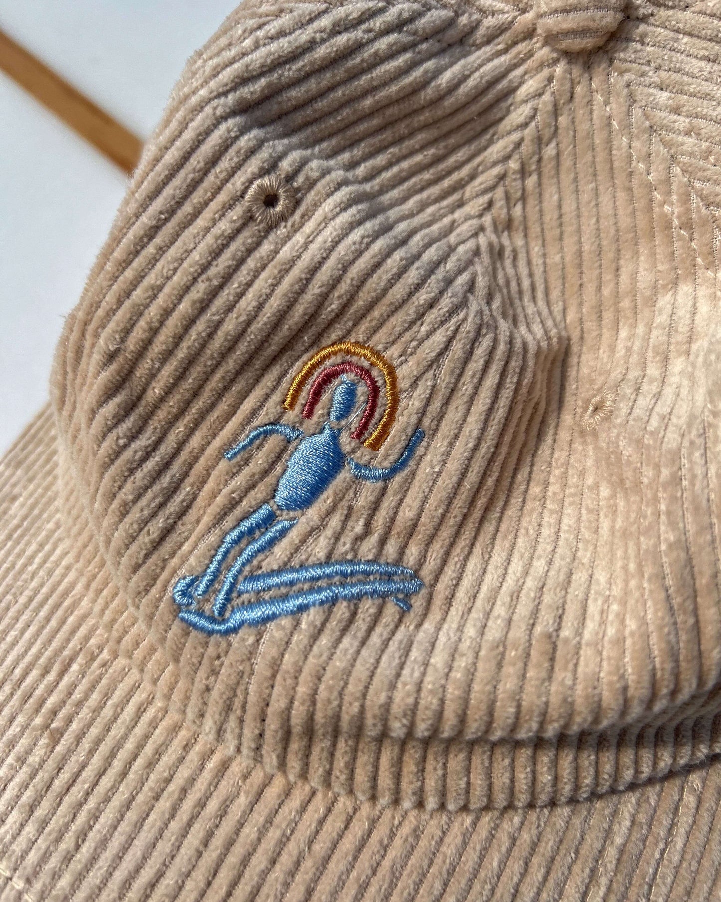 vetements surf salty smile Rainbow Cord Cap marque eco responsable coton bio