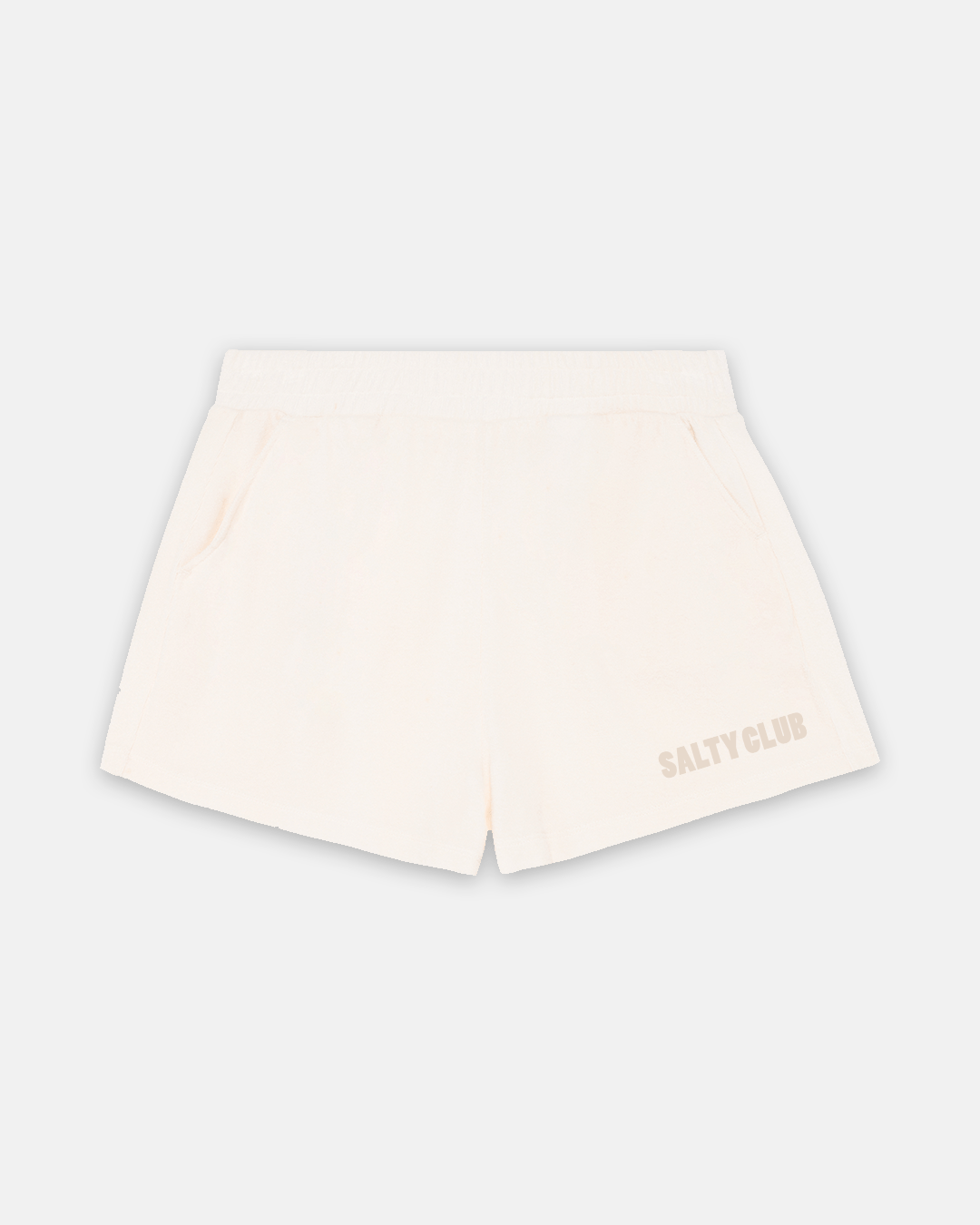 vetements surf salty smile SALTY CLUB ÉPONGE SHORT IVOIRE XS marque eco responsable coton bio