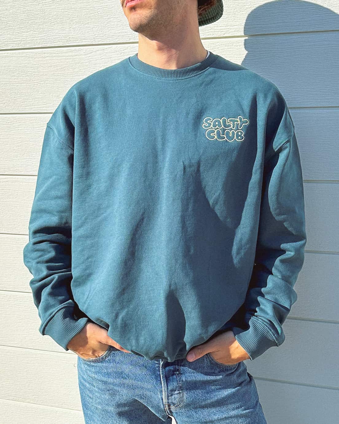 vetements surf salty smile SALTY CLUB SWEATSHIRT marque eco responsable coton bio