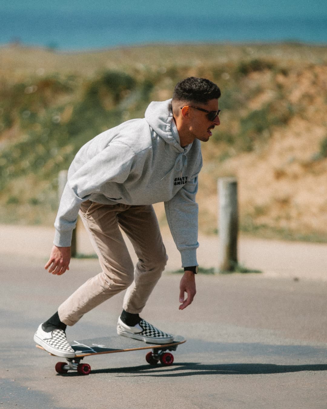 vetements surf salty smile SALTY SMILE HOODIE BRODÉ marque eco responsable coton bio