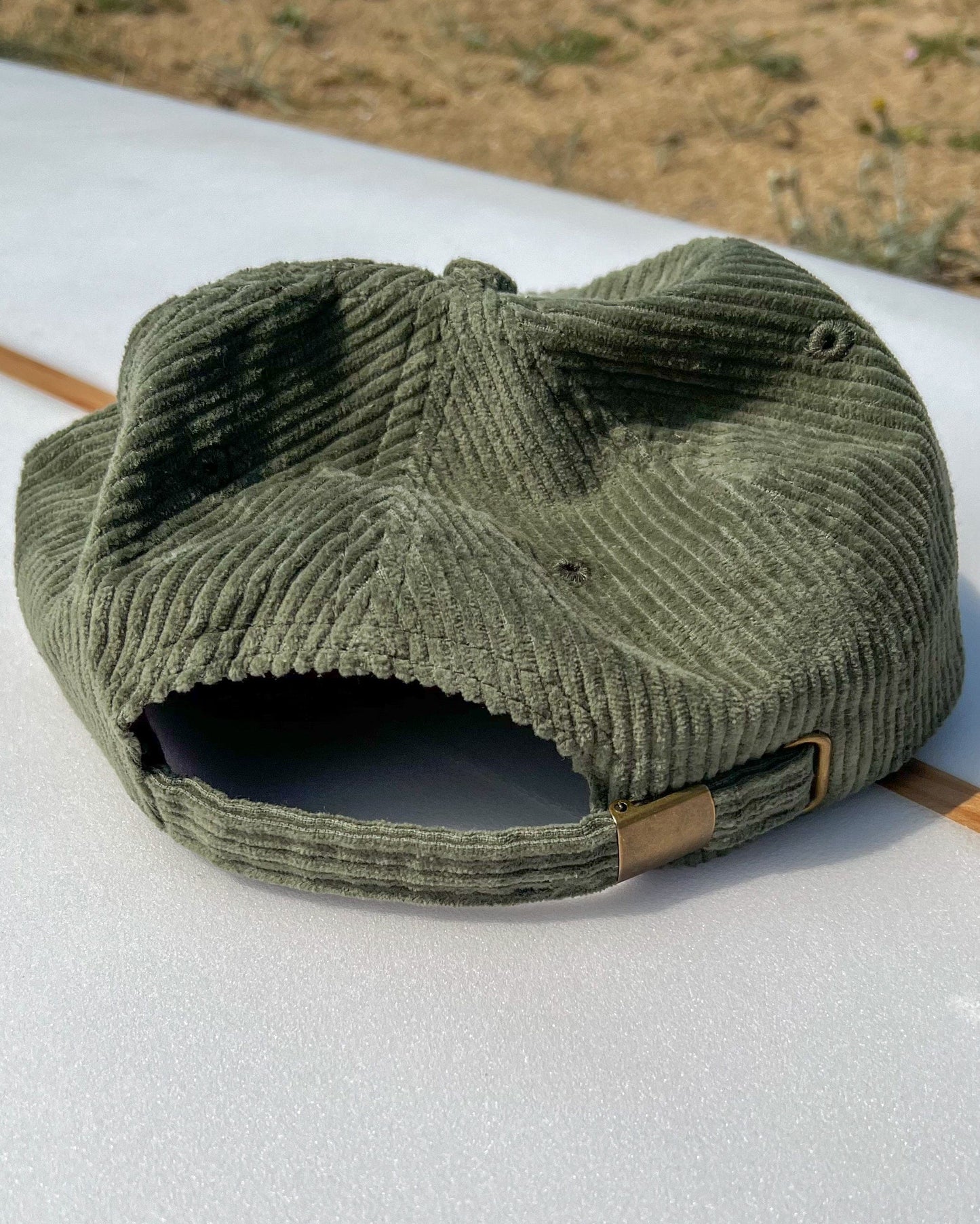 vetements surf salty smile Salty Smile Kaki Cord Cap marque eco responsable coton bio