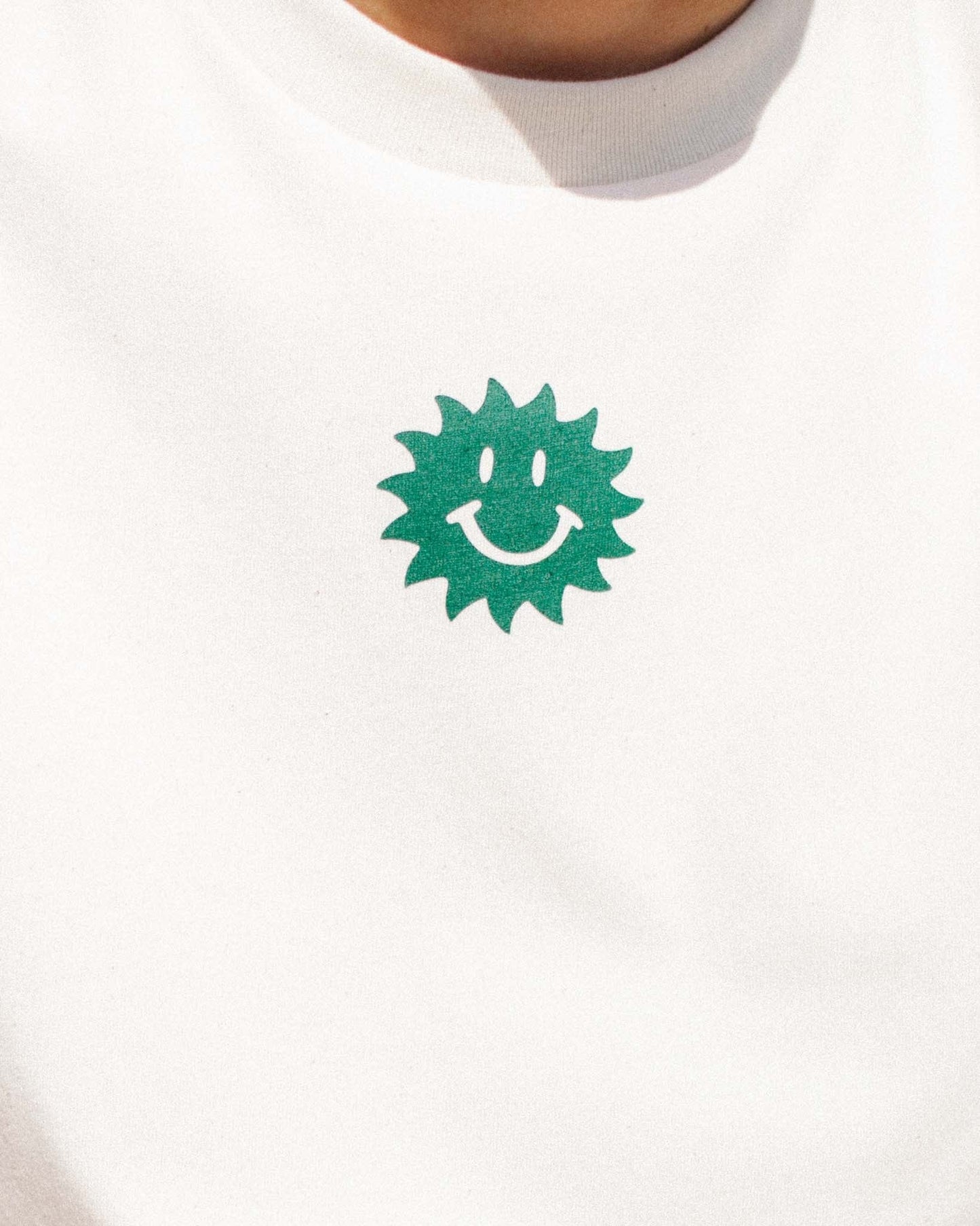 vetements surf salty smile SOLAR RETRO T SHIRT CRÈME marque eco responsable