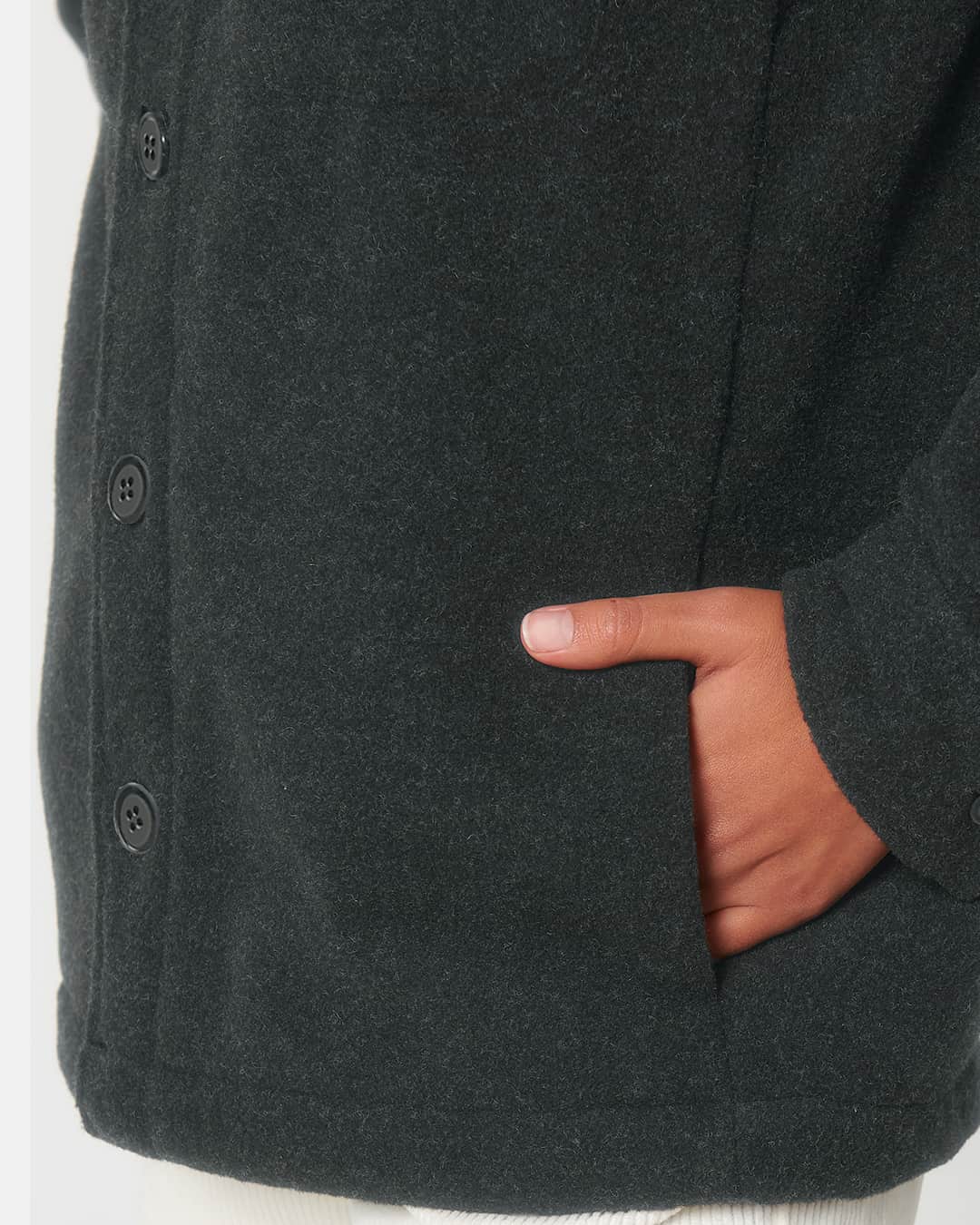 vetements surf salty smile SURCHEMISE RECYCLÉE GRISE marque eco responsable coton bio