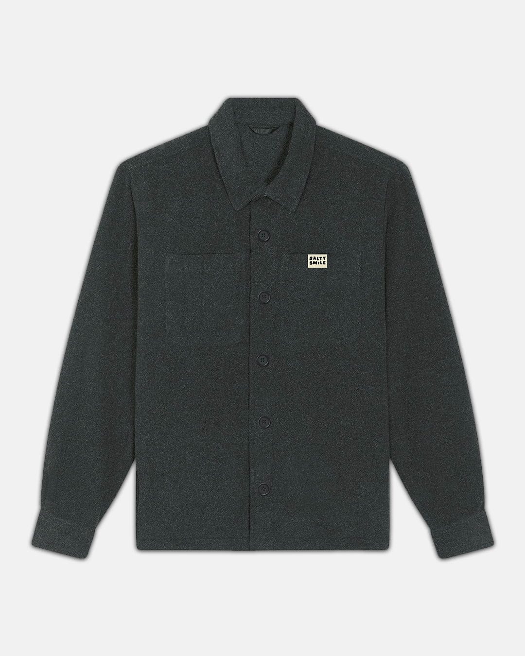 vetements surf salty smile SURCHEMISE RECYCLÉE GRISE XS marque eco responsable coton bio