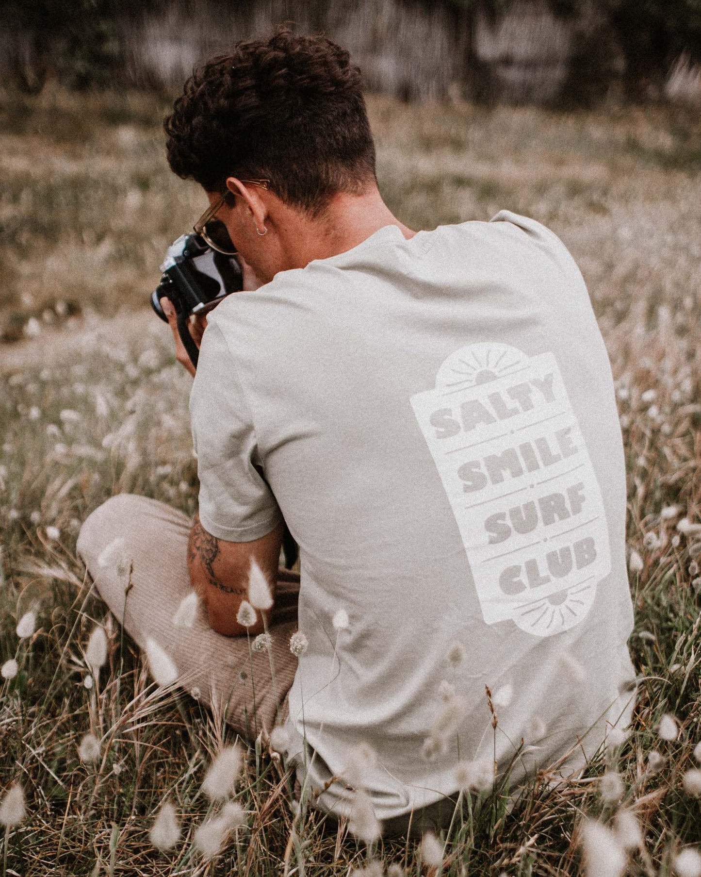 vetements surf salty smile SURFCLUB T SHIRT marque eco responsable