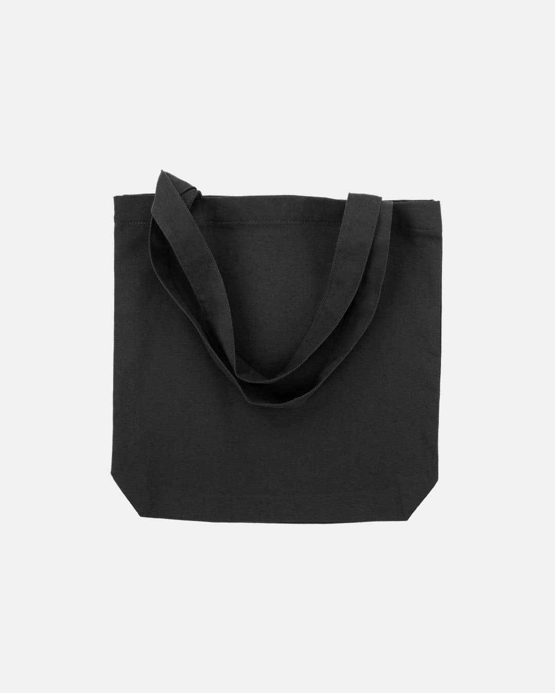 vetements surf salty smile Tote Bag Brodé Noir marque eco responsable coton bio
