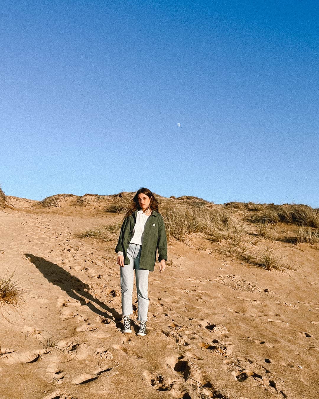 vetements surf salty smile VESTE DE TRAVAIL EN LIN KAKI marque eco responsable coton bio