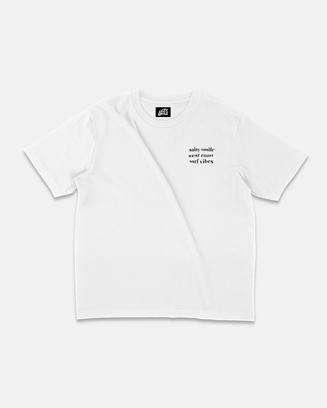 vetements surf salty smile WEST COAST RETRO T SHIRT marque eco responsable coton bio