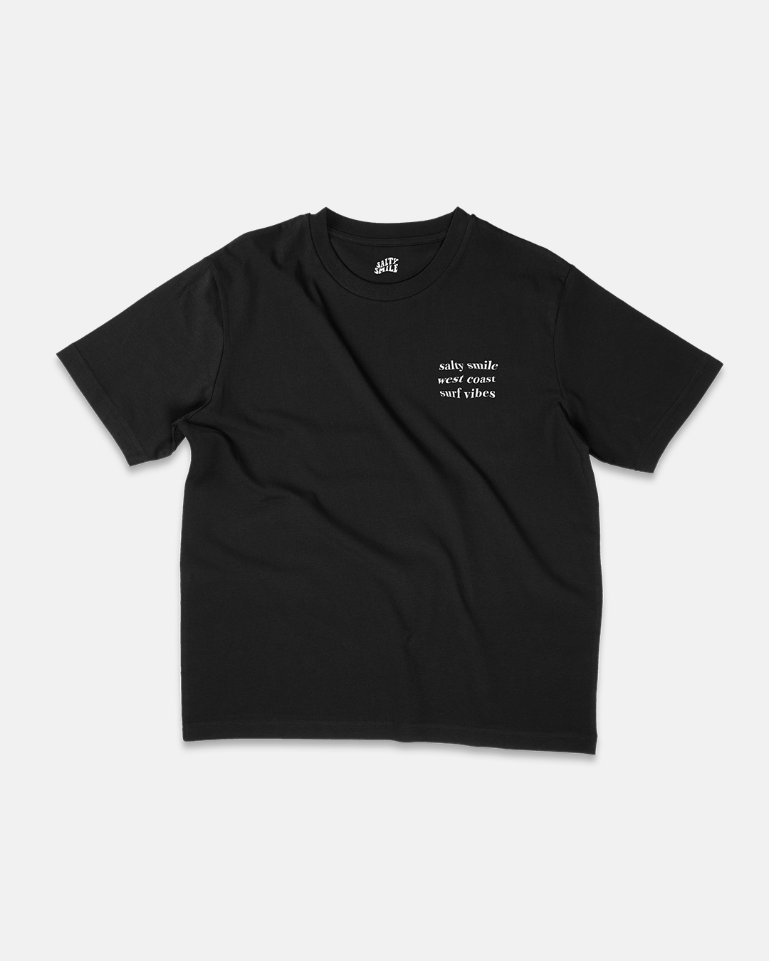 vetements surf salty smile WEST COAST RETRO T SHIRT marque eco responsable coton bio