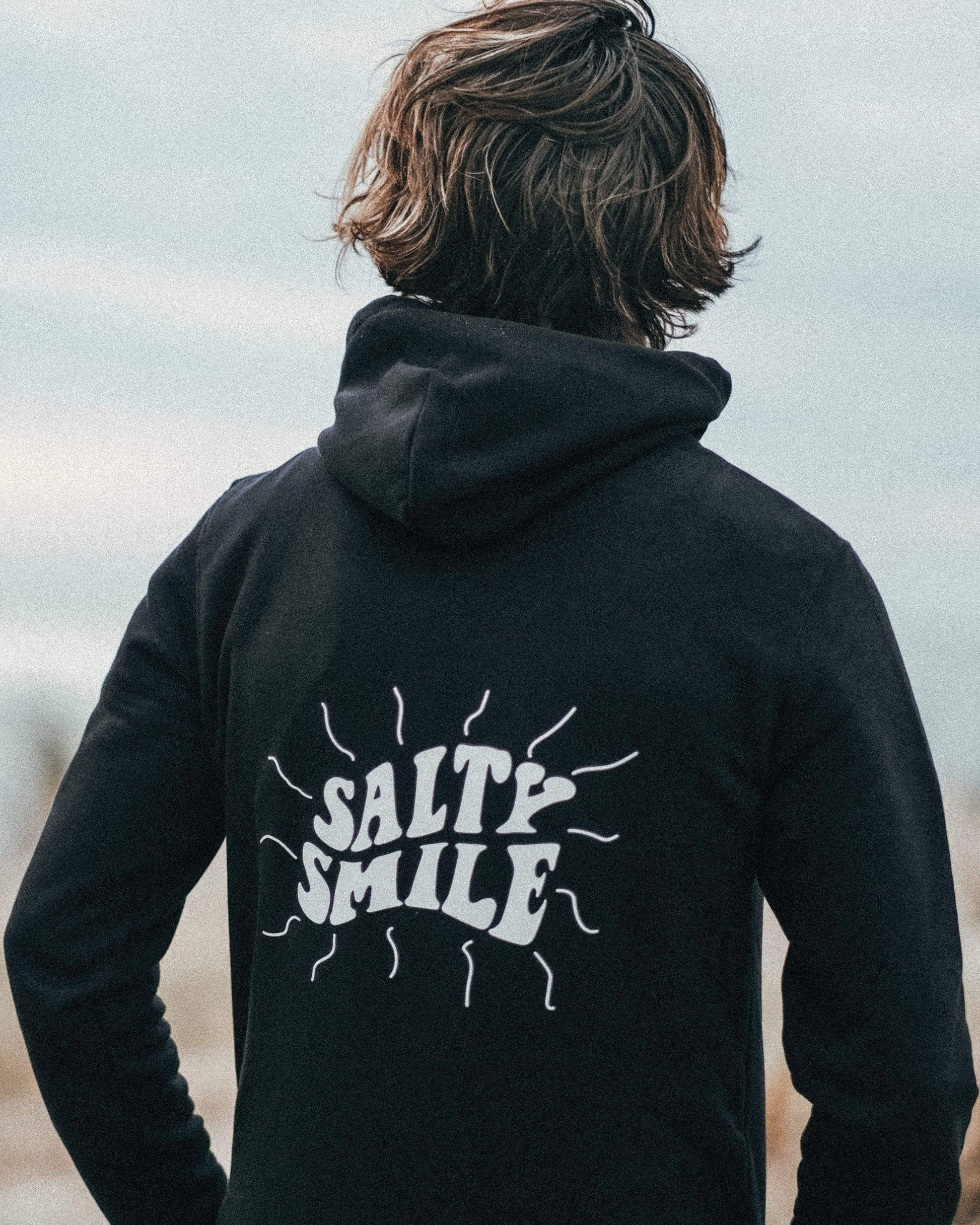 vetements surf salty smile Summer Hoodie Noir / XS