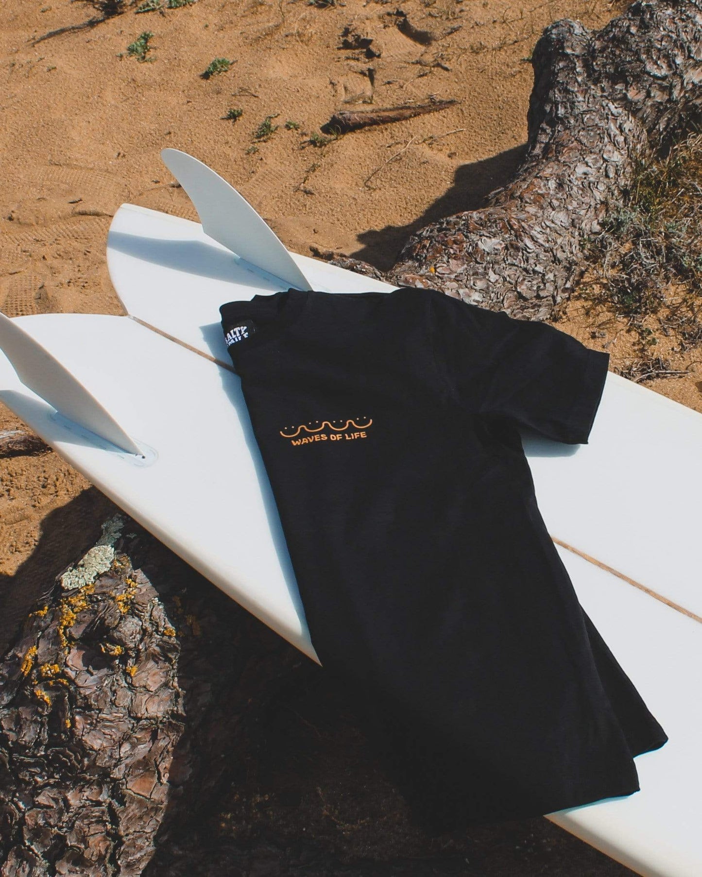 vetements surf salty smile Waves Of Life (NOIR) XS