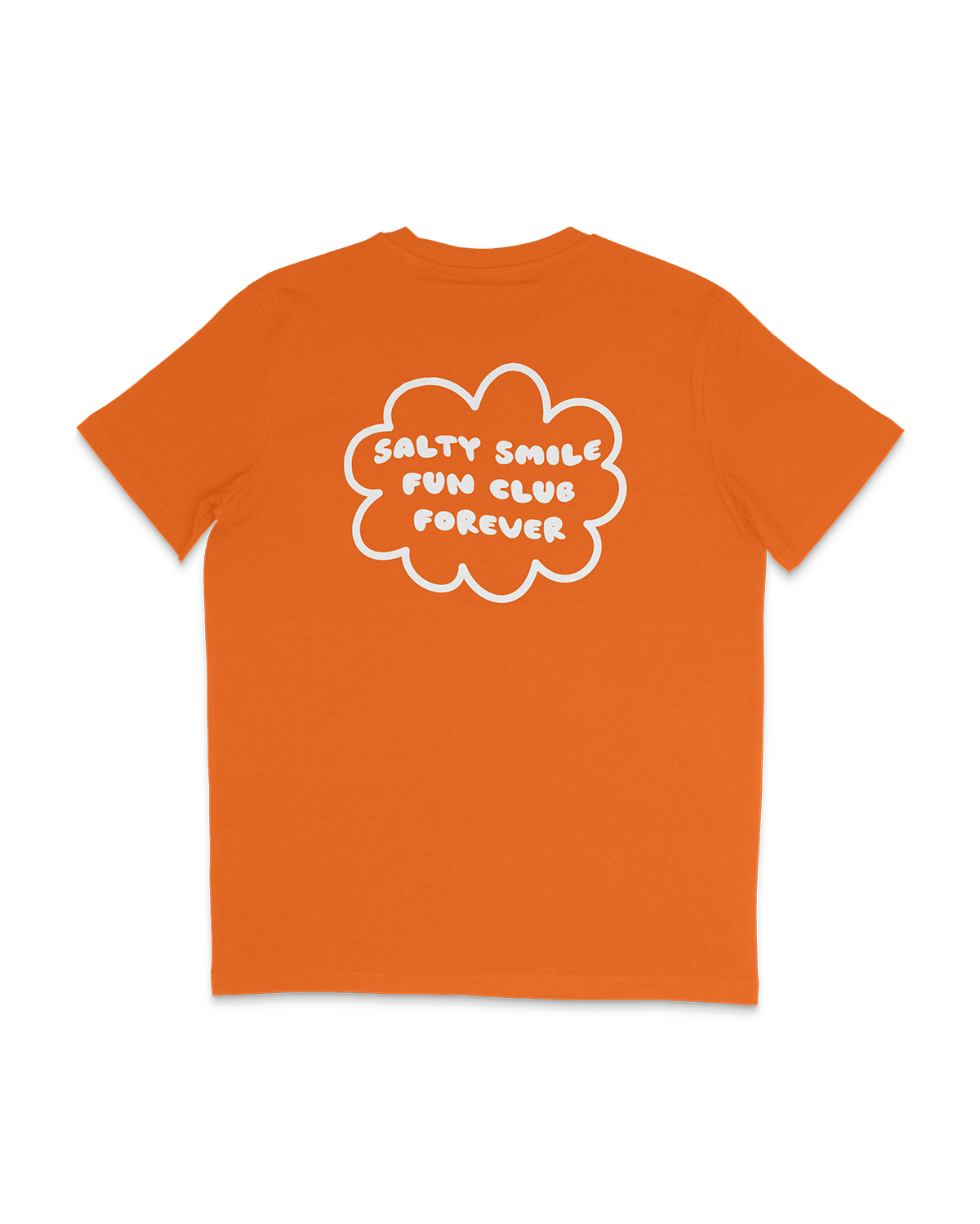 vetements surf salty smile T Shirt Fun Club Orange marque eco responsable coton bio