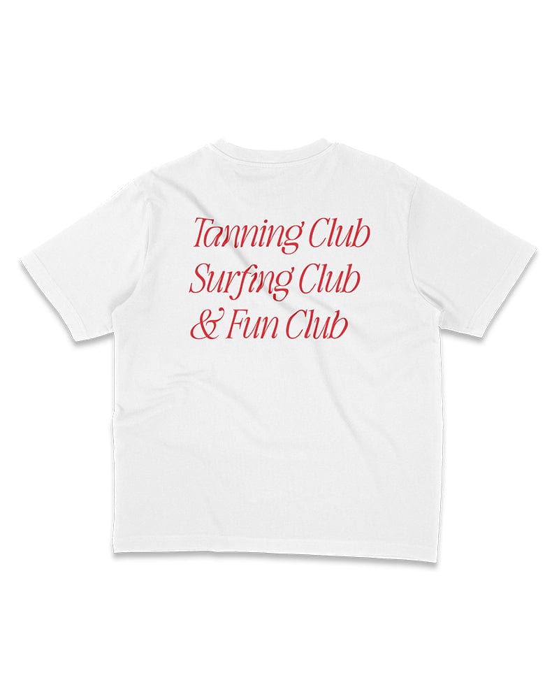 vetements surf salty smile T Shirt Tanning Club S marque eco responsable coton bio